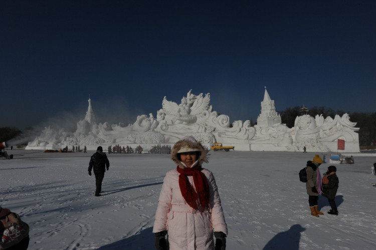 美丽的太阳岛，可爱的小雪人，我来了 - 小鱼滋味 - 小鱼滋味